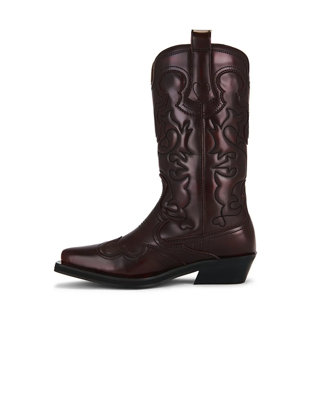 Ganni EMBROIDERED WESTERN ブーツ - 画像5