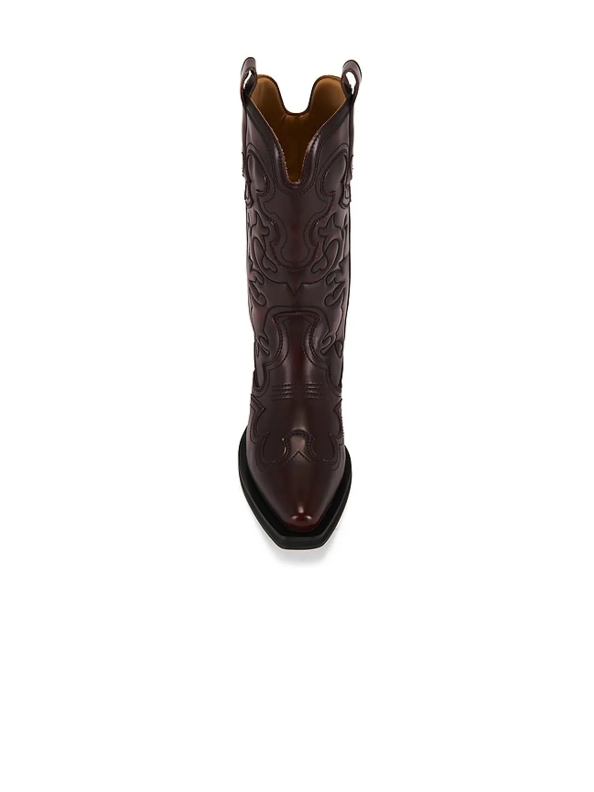 Ganni EMBROIDERED WESTERN ブーツ - 画像4