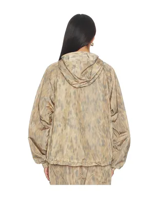 Ganni PRINTED FLYWEIGHT NYLON HOODED ジャケット - サムネイル4