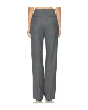 Ganni WOOL MELANGE SUITING STRAIGHT パンツ - サムネイル4