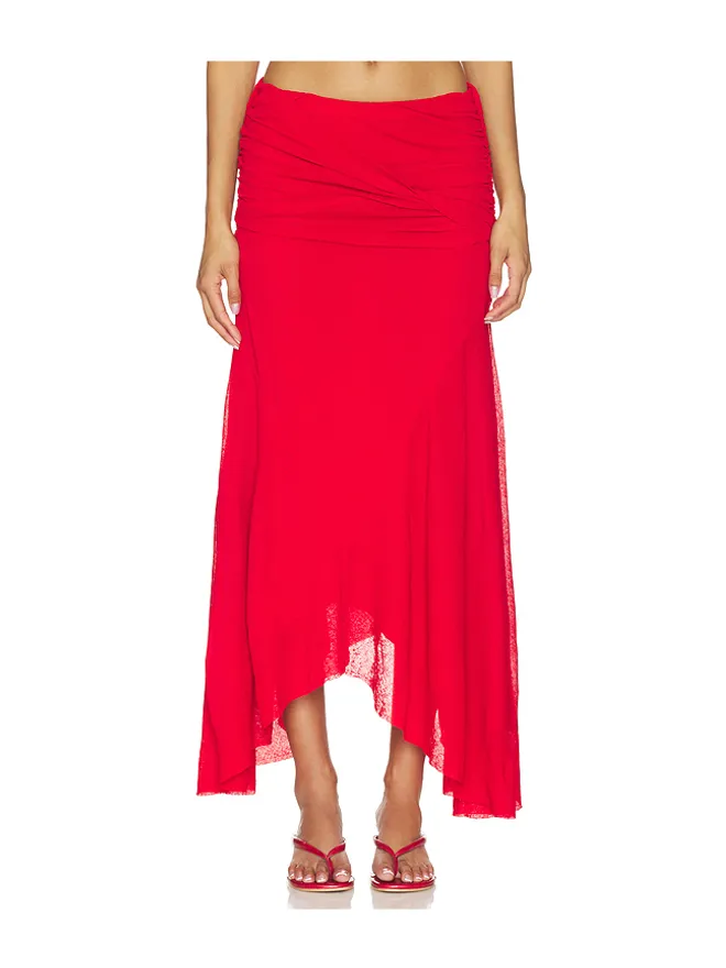 Ganni Ganni MARL MESH DRAPED LONG スカートの商品画像