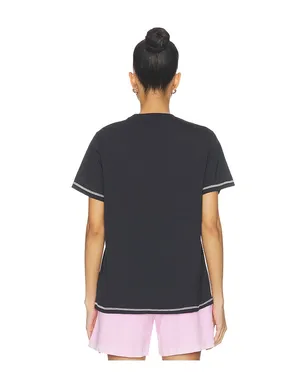 Ganni BASIC COTTON JERSEY RASPBERRY PRINT Tシャツ - サムネイル3