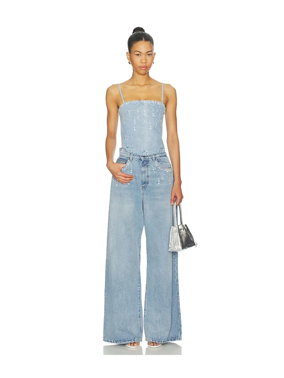 GIUSEPPE DI MORABITO DENIM WIDE LEG デニム - 画像5