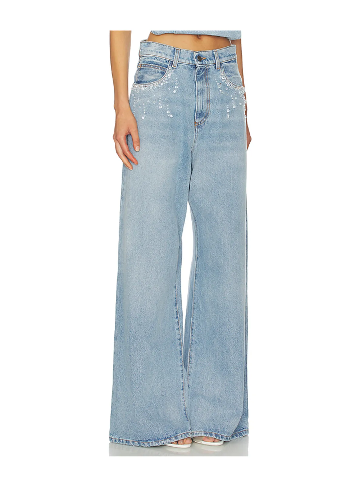 GIUSEPPE DI MORABITO DENIM WIDE LEG デニム - 画像2
