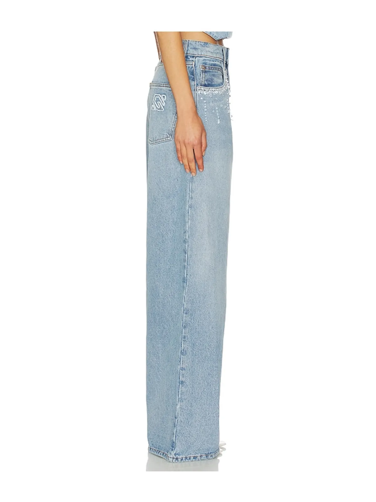 GIUSEPPE DI MORABITO DENIM WIDE LEG デニム - 画像3