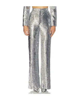 GIUSEPPE DI MORABITO パンツ - Metallic Silver, grey. - サムネイル1