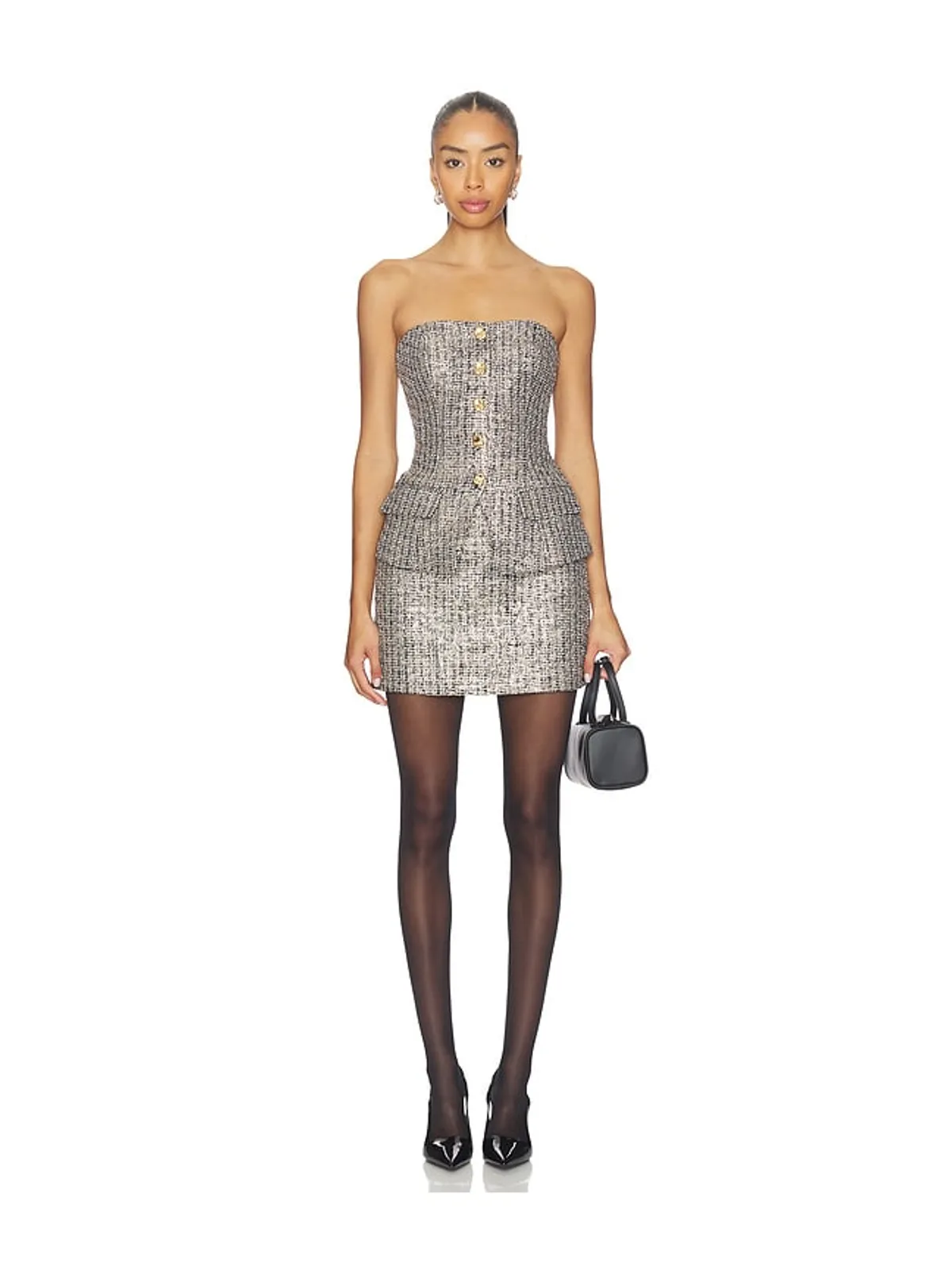 Generation Love QUINN トップ - Metallic Gold,Black. - 画像4
