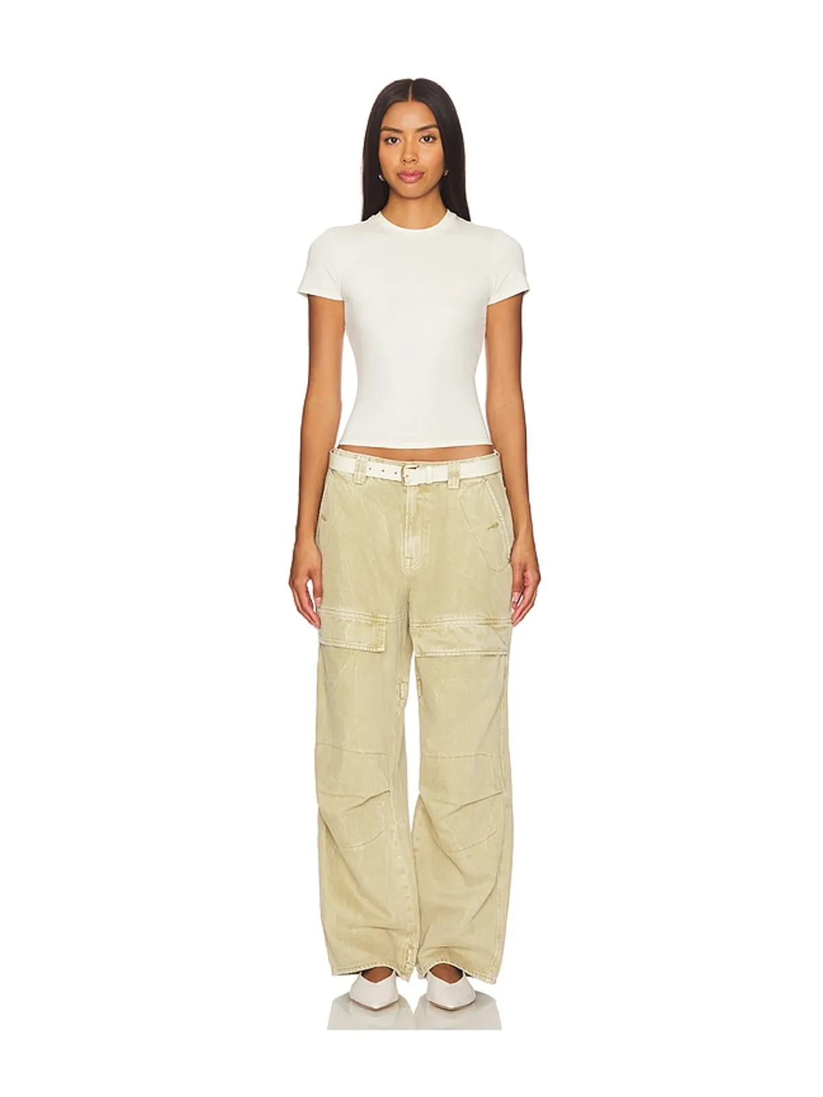 GRLFRND STEPH LOW RISE CARGO デニム - 画像5