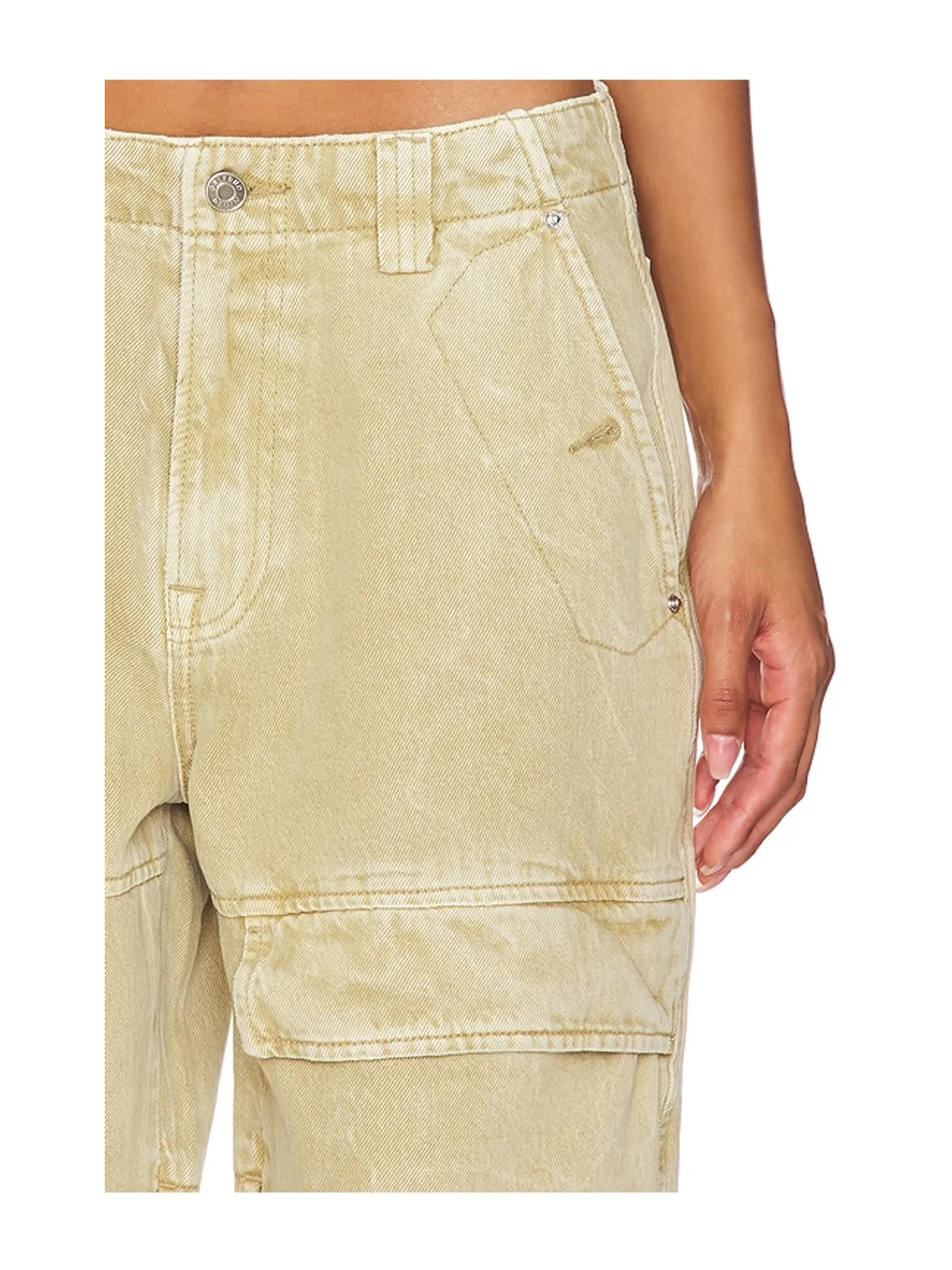 GRLFRND STEPH LOW RISE CARGO デニム - 画像6