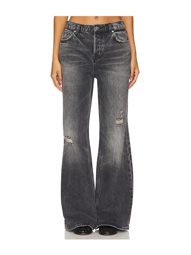 GRLFRND GRLFRND JADE LOW RISE RELAXED フレアの商品画像