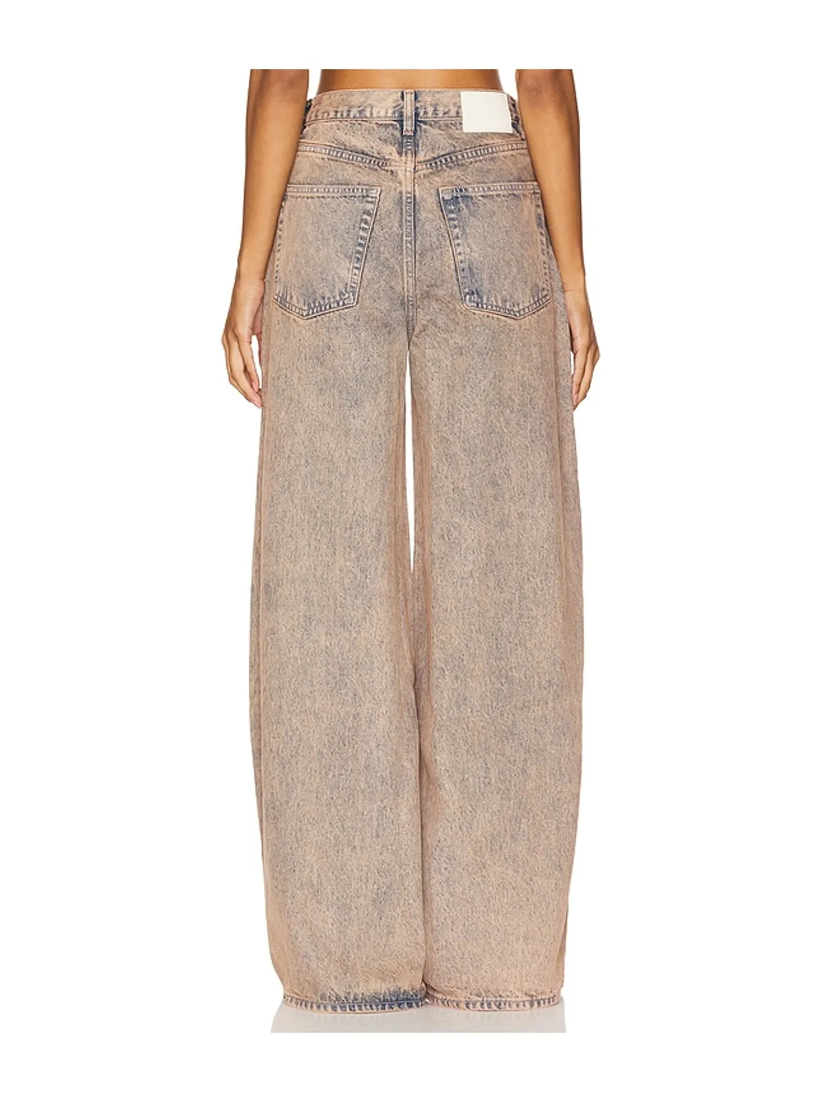 GRLFRND LUNA MID RISE BAGGY ワイドレッグ - 画像4