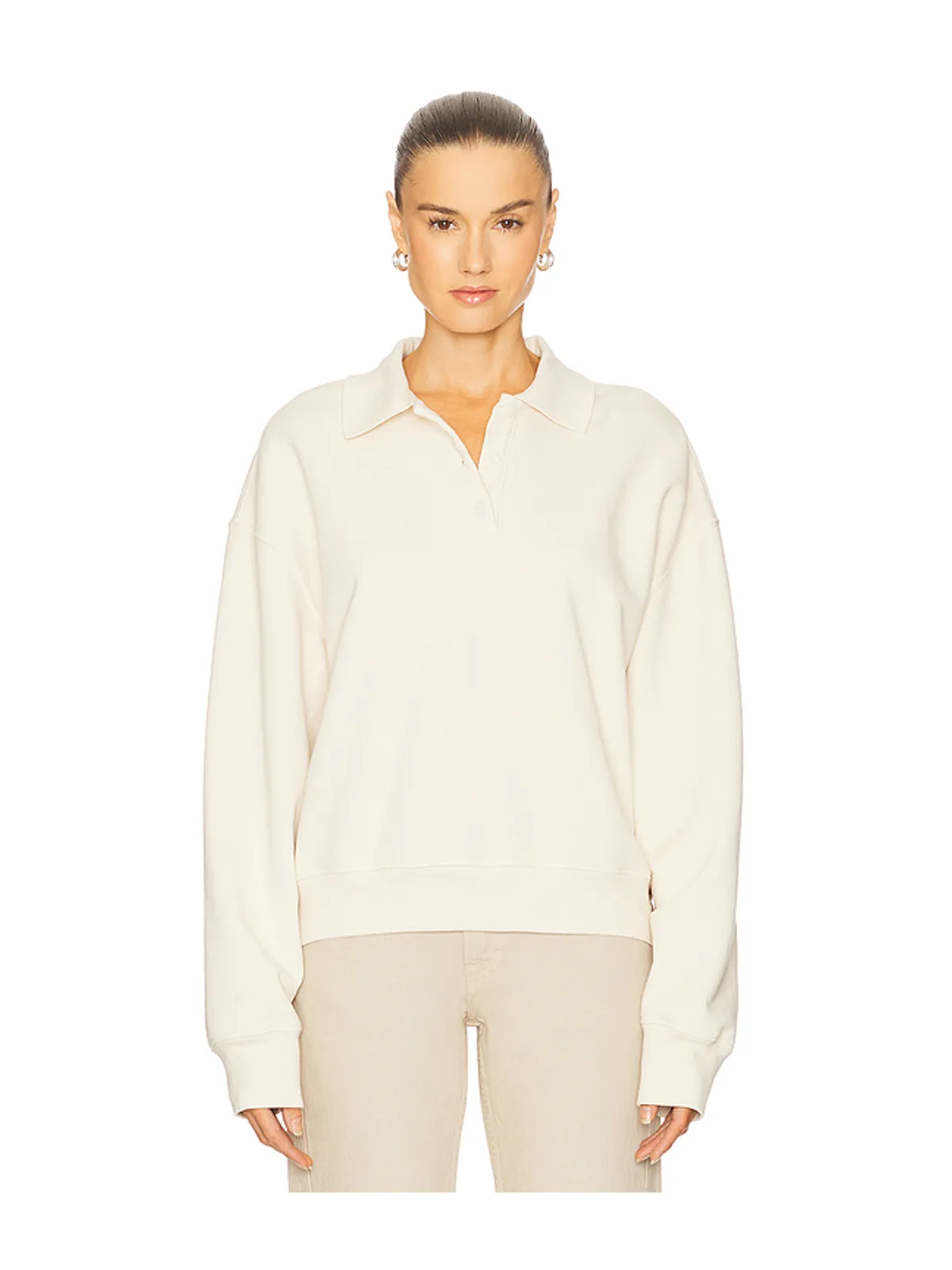 GRLFRND POLO SWEATSHIRT スウェットシャツ - 画像1