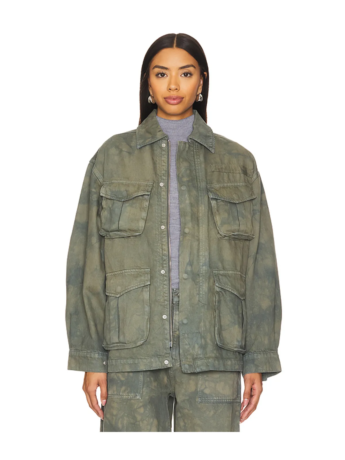 GRLFRND KAIA OVERSIZED DRAWSTRING ジャケット - 画像1