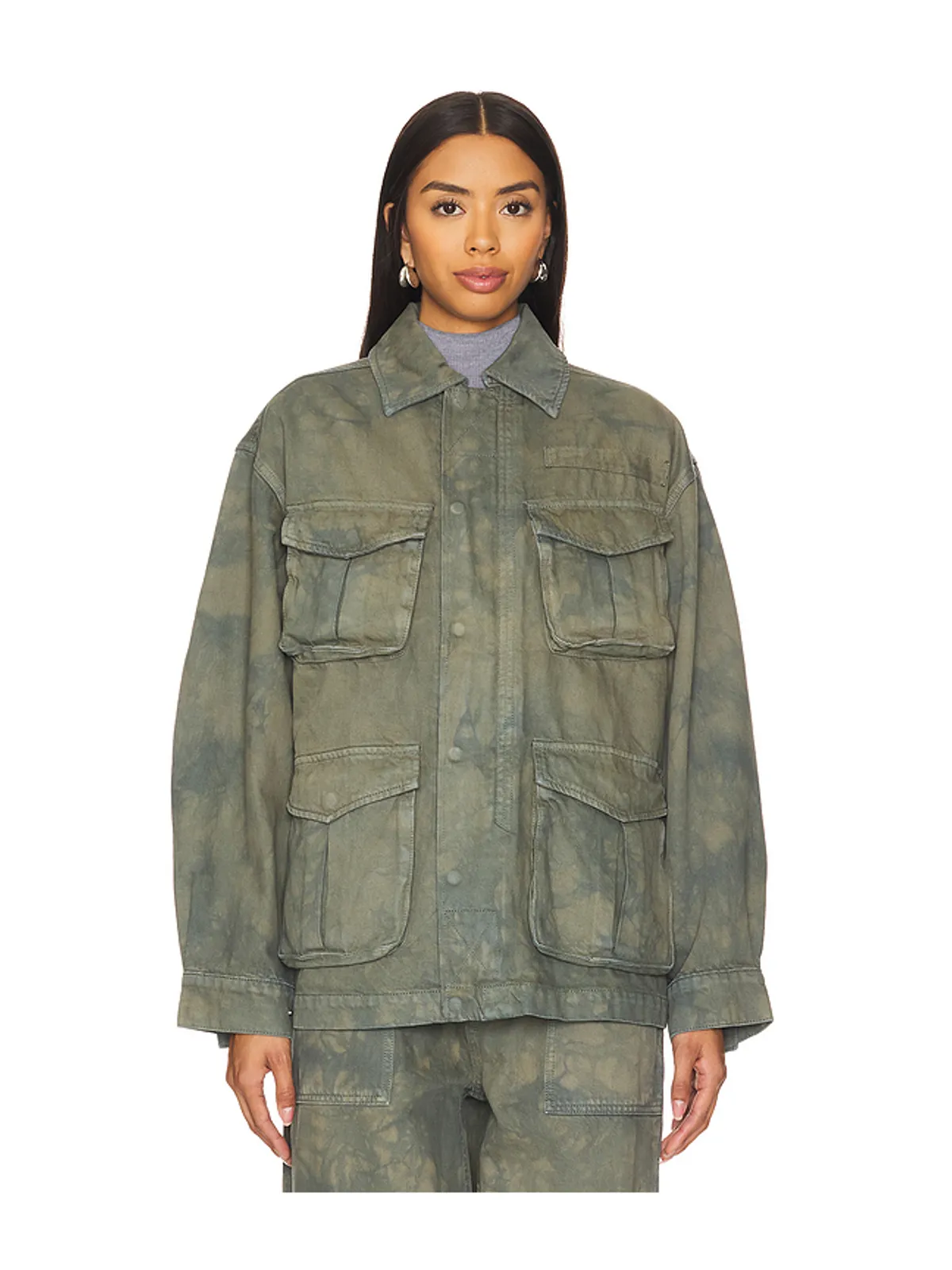 GRLFRND KAIA OVERSIZED DRAWSTRING ジャケット - 画像2