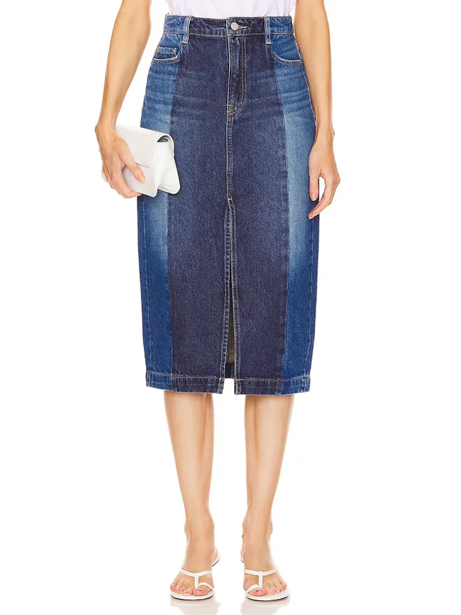 GRLFRND GRLFRND ROBIN SEAMED TONAL ミディ丈スカートの商品画像