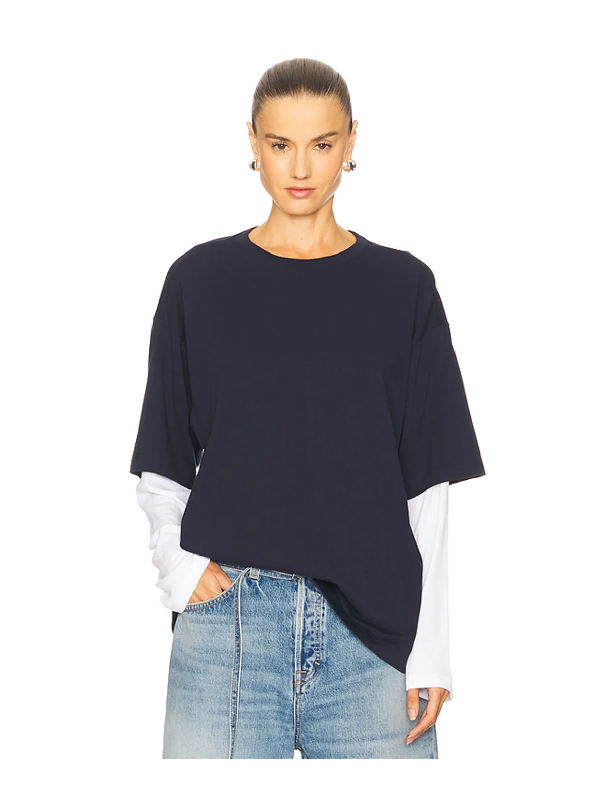 GRLFRND LAYERED LONG SLEEVE TEE Tシャツ - 画像1
