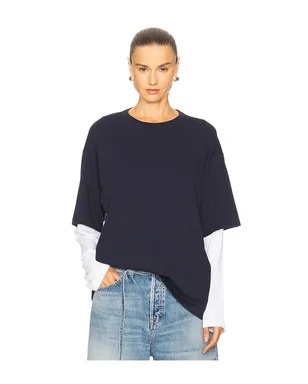 GRLFRND LAYERED LONG SLEEVE TEE Tシャツ - サムネイル1