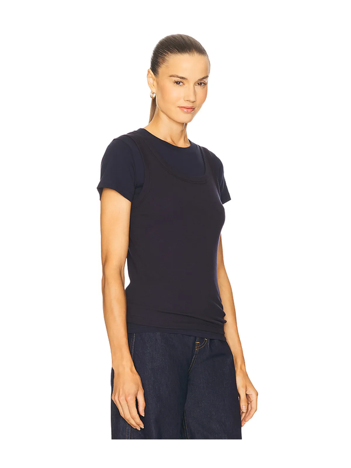 GRLFRND LAYERED SHORT SLEEVE TEE Tシャツ - 画像2