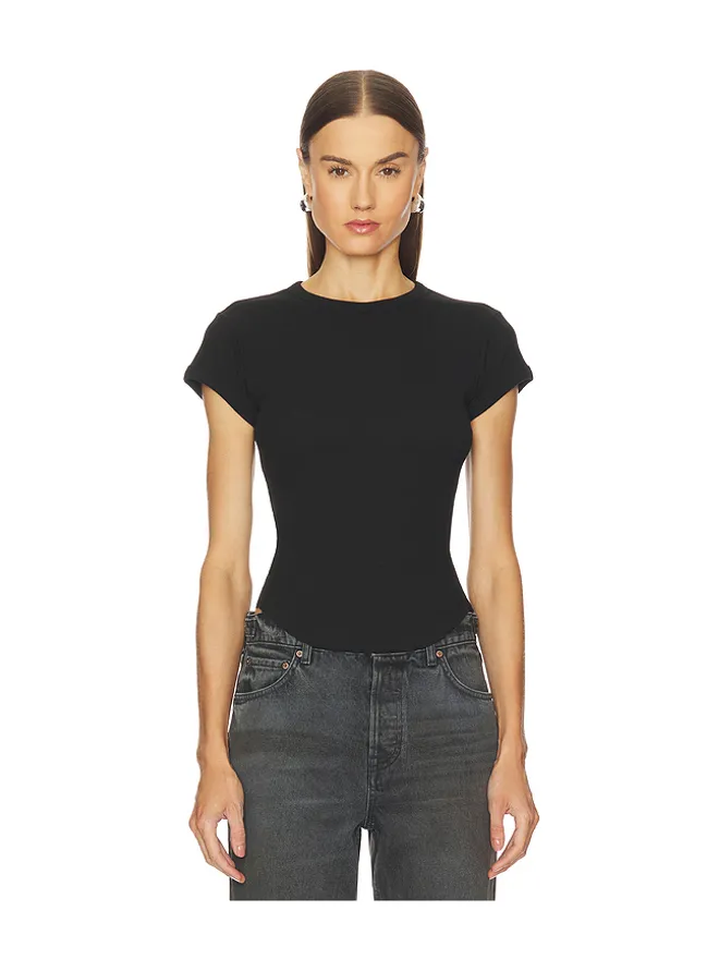 GRLFRND GRLFRND SCOOP HEM BABY TEE Tシャツの商品画像