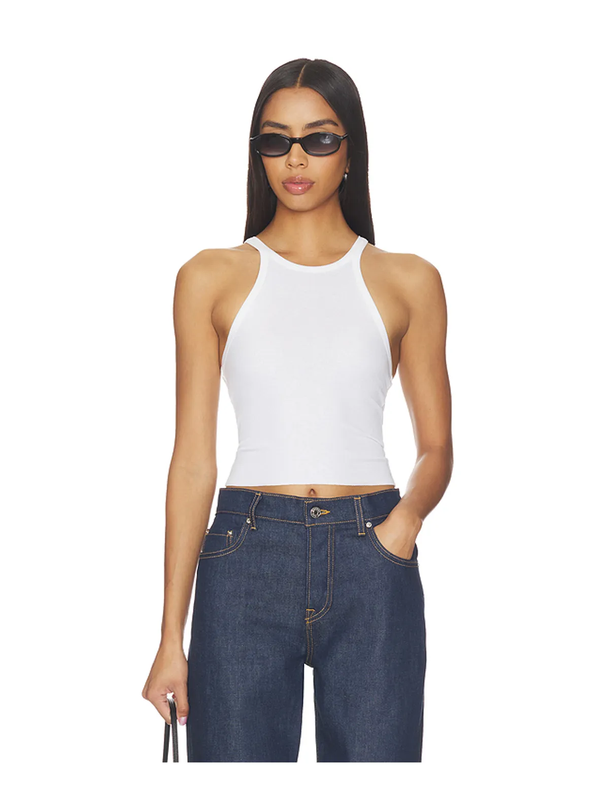 GRLFRND CROPPED RACER TANK トップ - 画像1