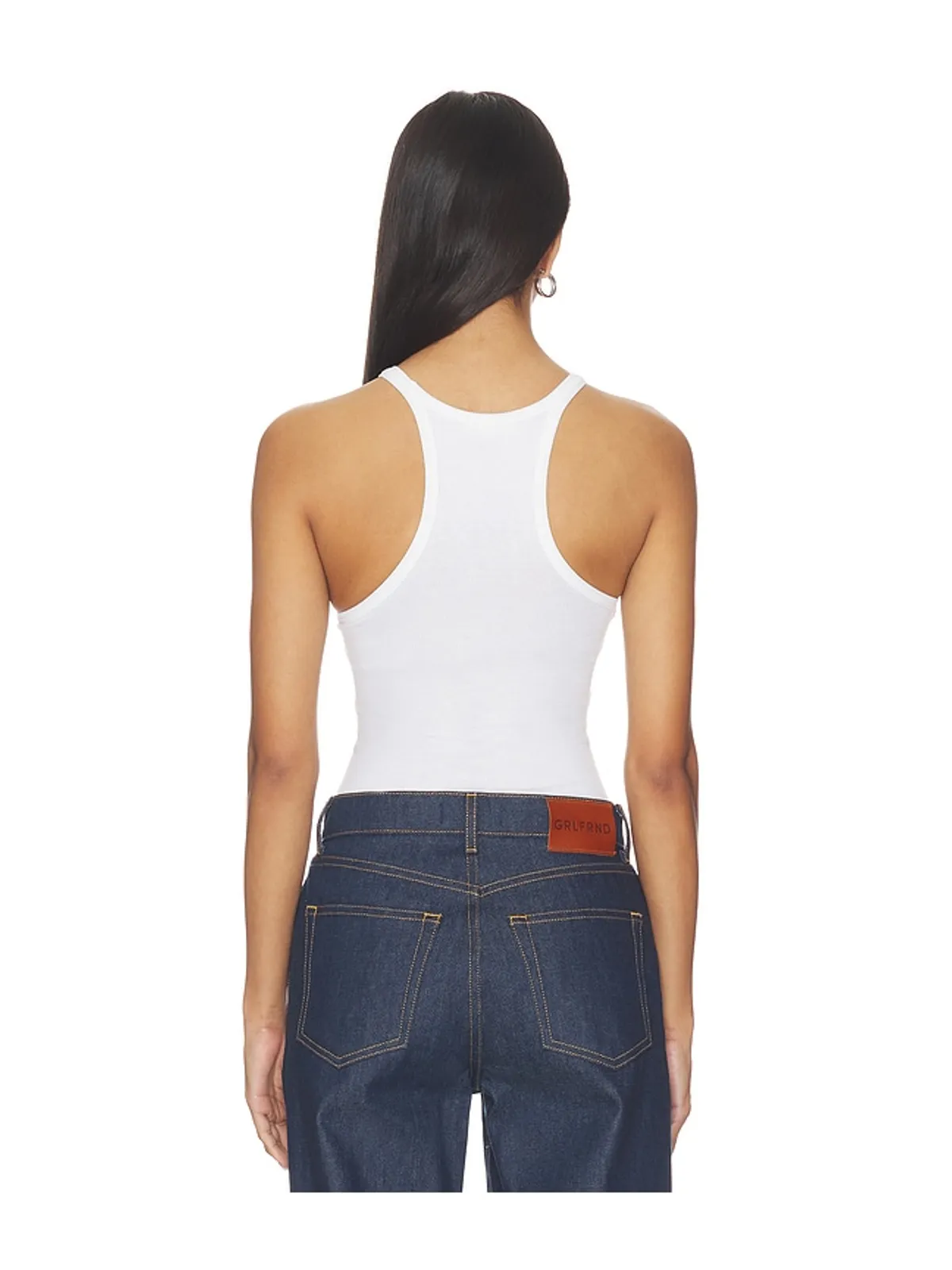 GRLFRND CROPPED RACER TANK トップ - 画像3