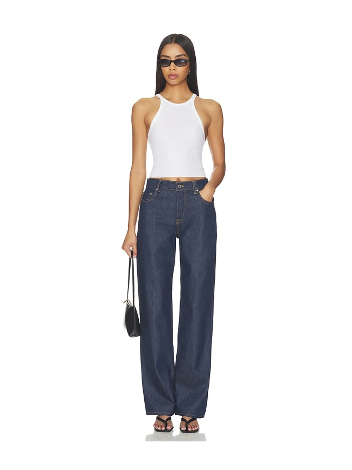 GRLFRND CROPPED RACER TANK トップ - 画像4