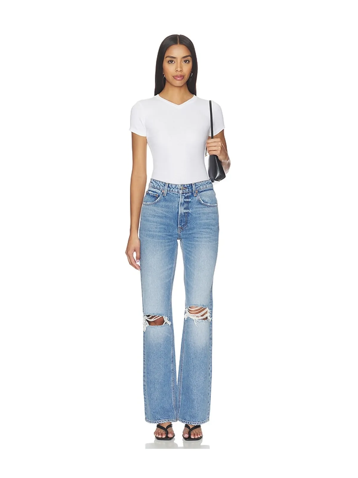 GRLFRND V-NECK SLIM FIT TEE Tシ��ツ - 画像4