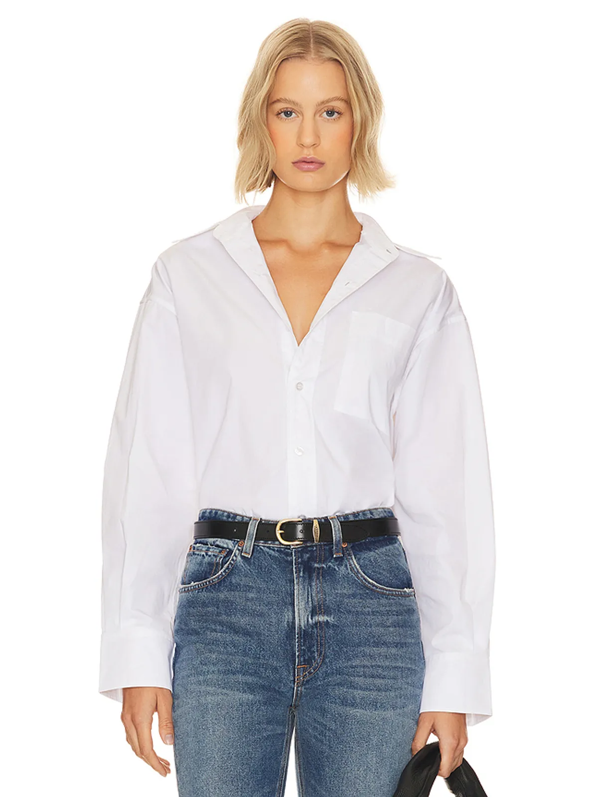 GRLFRND BUTTON DOWN シャツ - 画像1