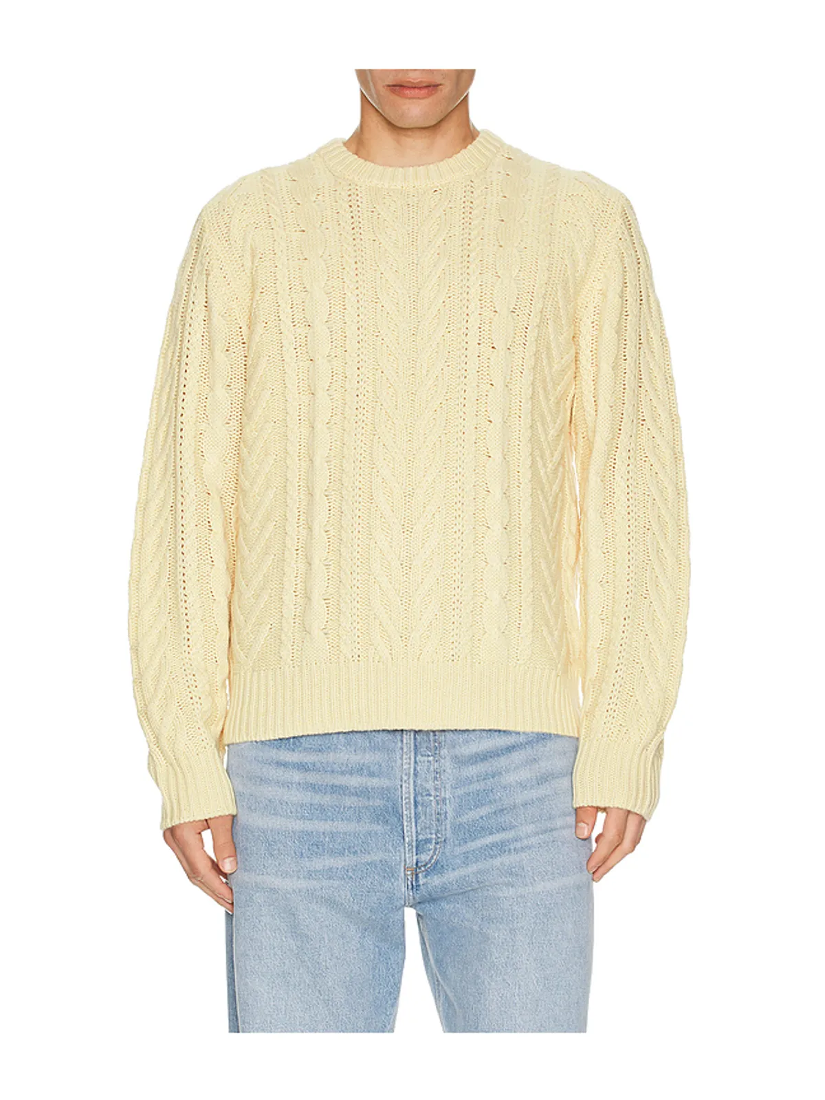 Guest In Residence Fisherman Crew Neck Sweater - 画像1