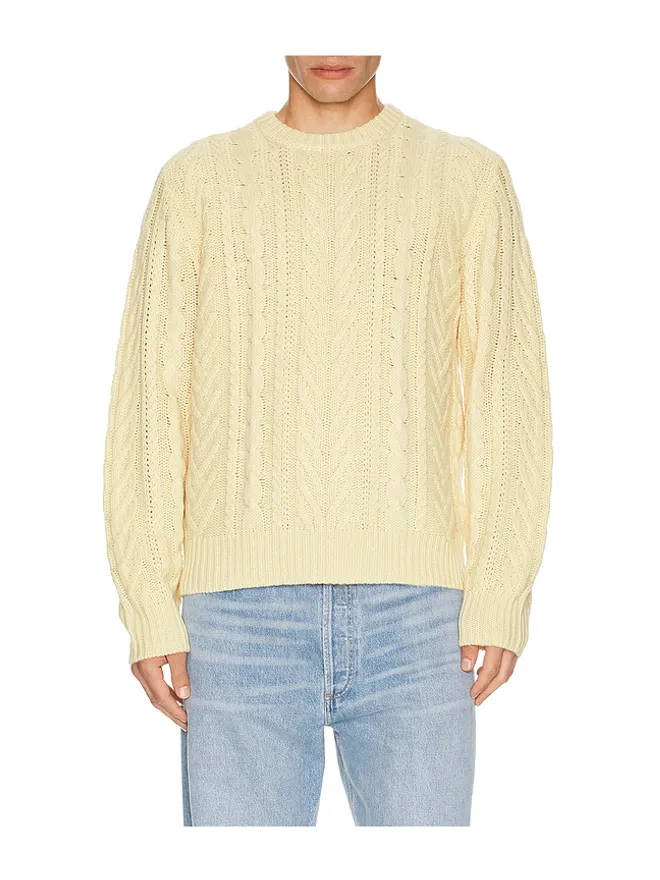 Guest In Residence Guest In Residence Fisherman Crew Neck Sweaterの商品画像
