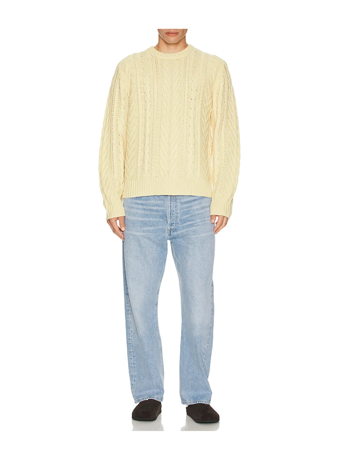 Guest In Residence Fisherman Crew Neck Sweater - 画像2