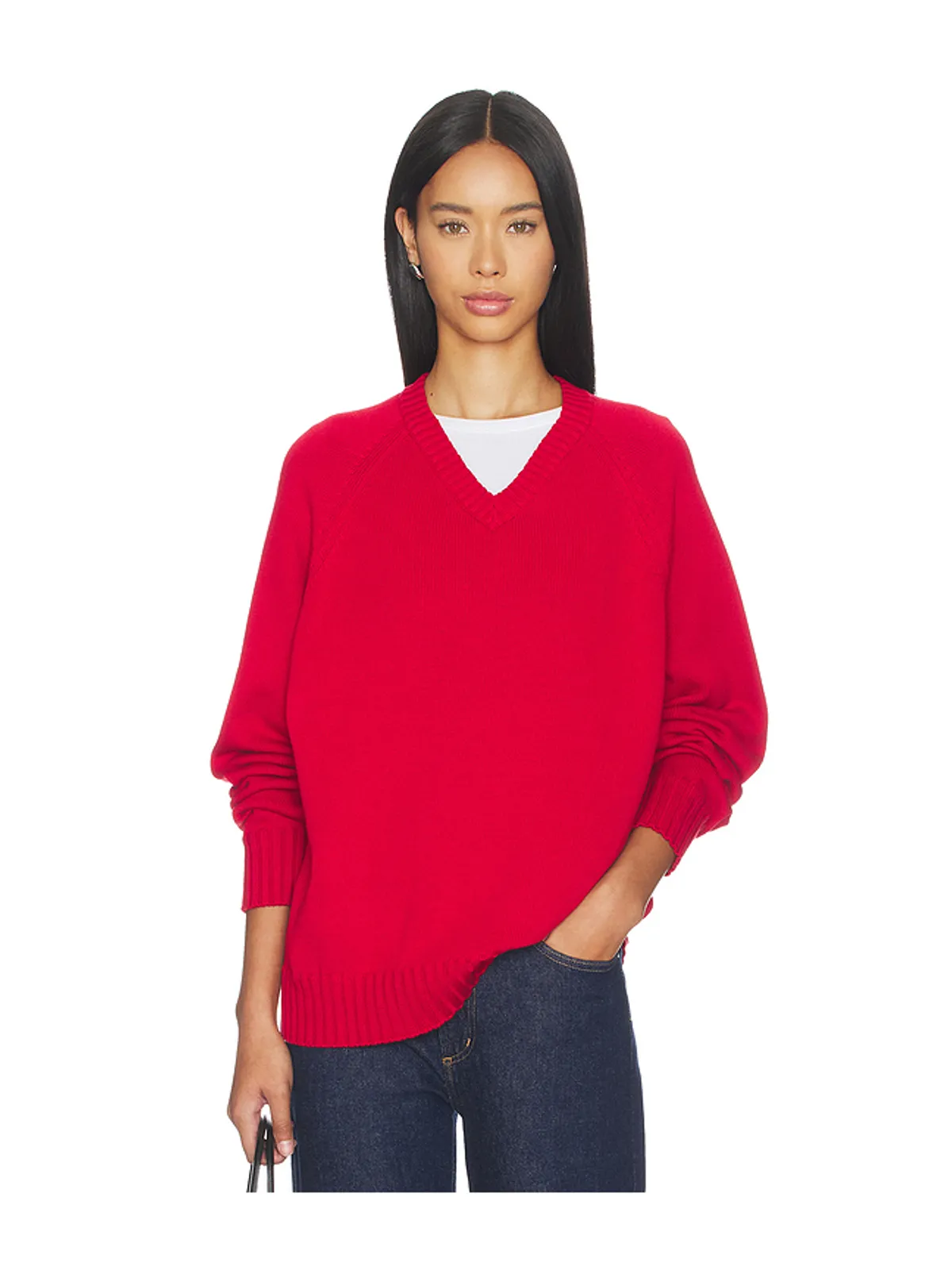 DONNI. The Cotton Knit V-neck Sweater - 画像1