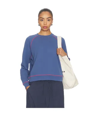 DONNI. The Eco-terry Contrast Stitch Sweatshirt - サムネイル1