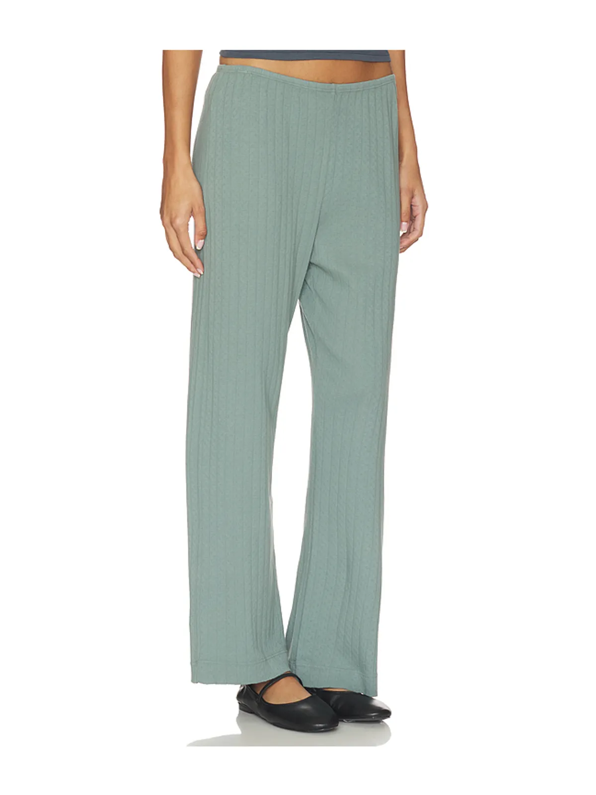 DONNI. The Pointelle Simple Crop Pant - 画像2