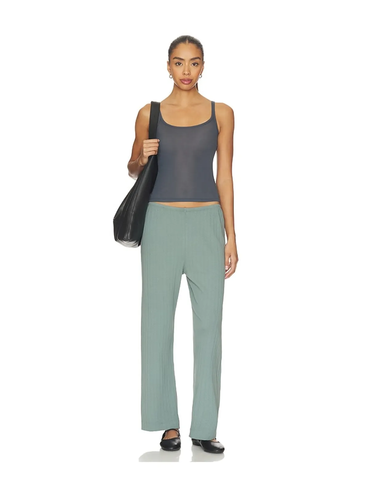 DONNI. The Pointelle Simple Crop Pant - 画像5