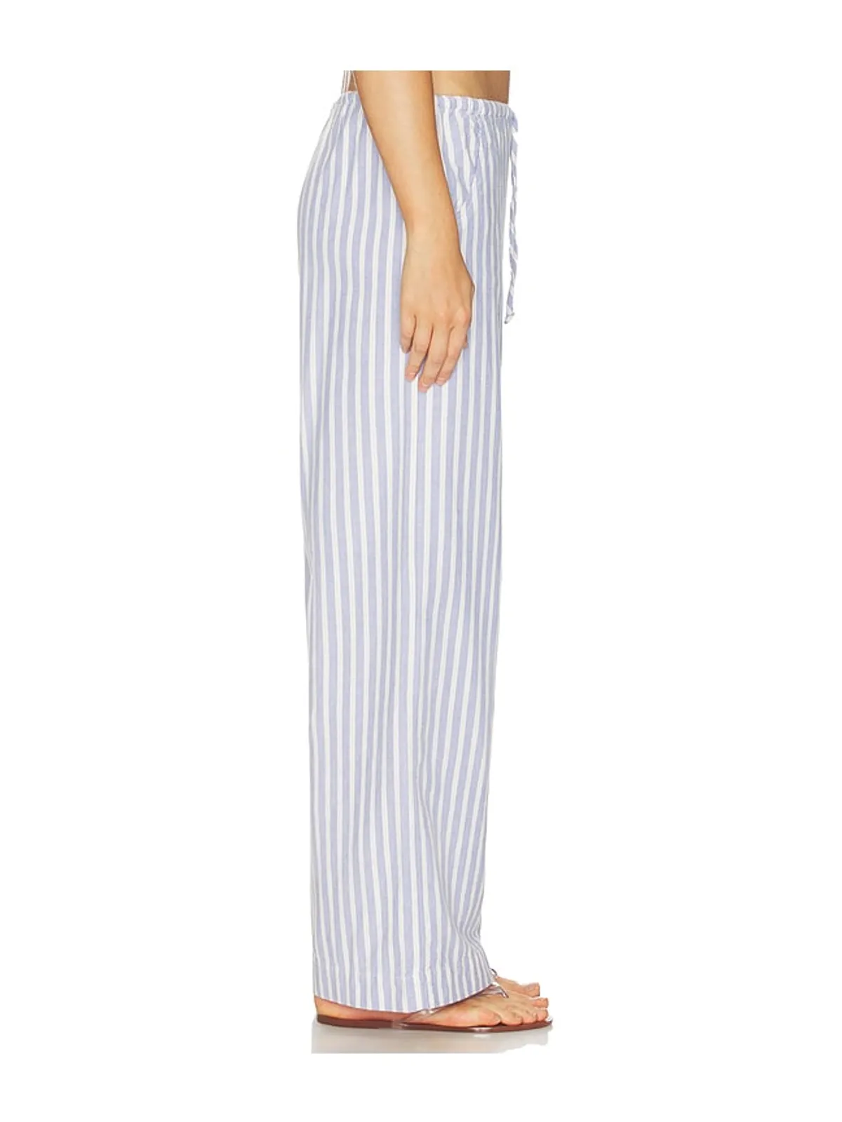 DONNI. The Oxford Stripe Drawstring Pant - Blue,Yellow. - 画像3