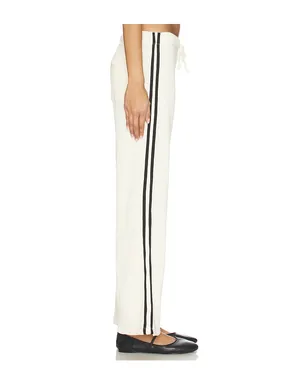 DONNI. サーマルストライプ クロップドパンツ - Cream,Black. - サムネイル3