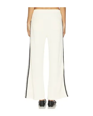 DONNI. サーマルストライプ クロップドパンツ - Cream,Black. - サムネイル4