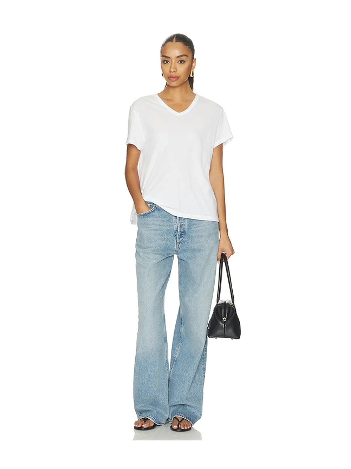 DONNI. The Jersey V-neck Tee - 画像4