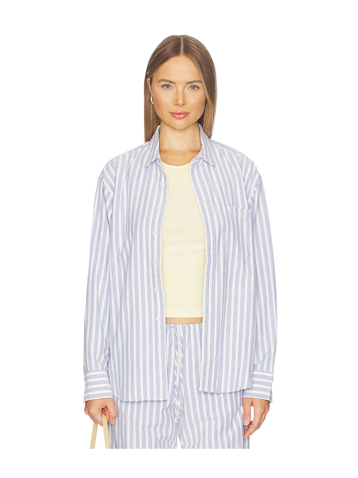 DONNI. THE OXFORD シャツ - Blue,Yellow. - 画像1