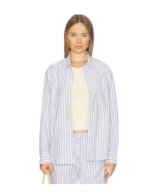 DONNI. THE OXFORD シャツ - Blue,Yellow. - サムネイル1