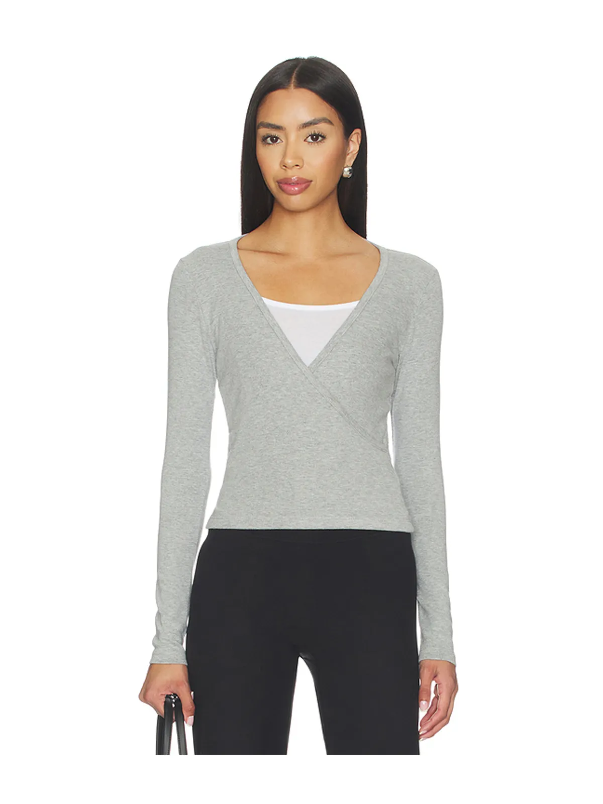 DONNI. The Baby Rib Criss Cross Long Sleeve - 画像1