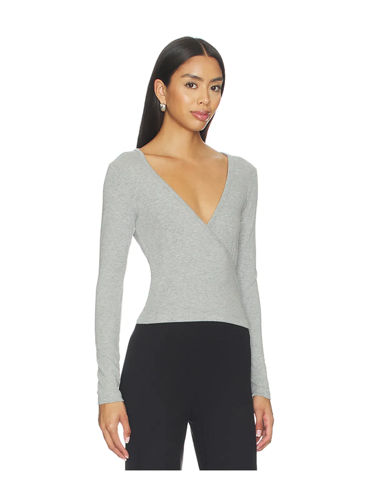 DONNI. The Baby Rib Criss Cross Long Sleeve - 画像2