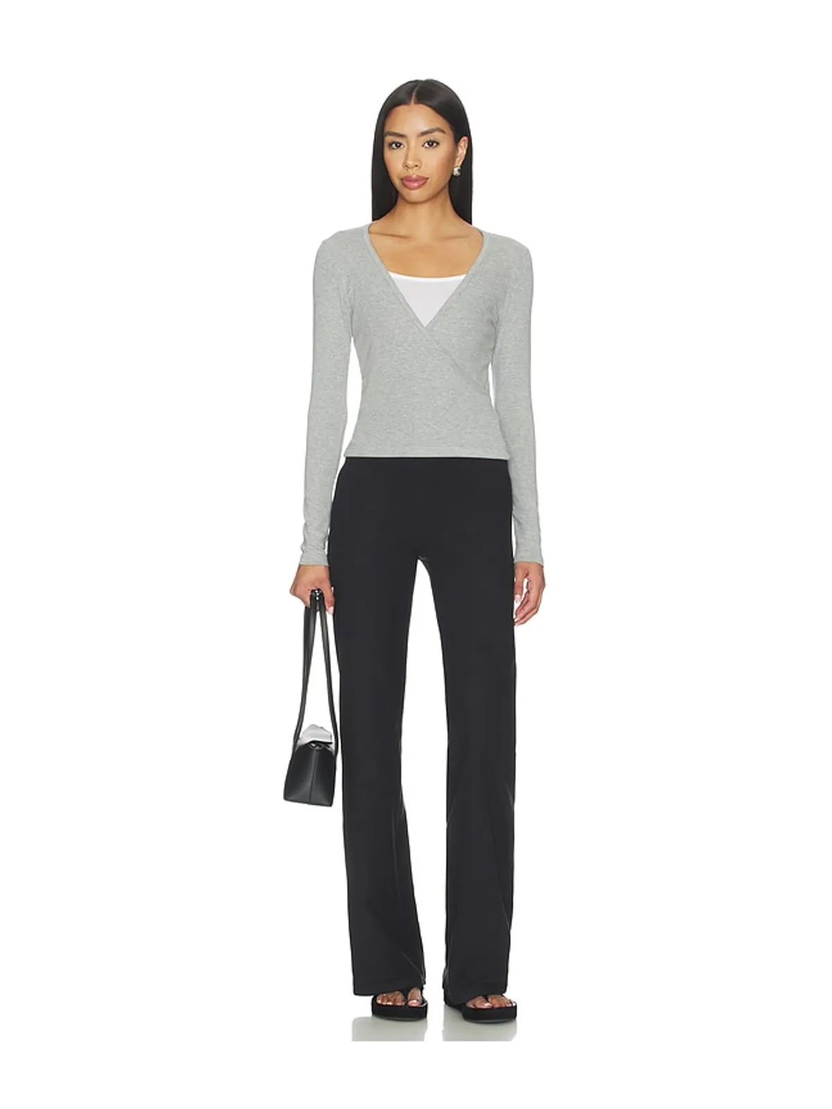 DONNI. The Baby Rib Criss Cross Long Sleeve - 画像4