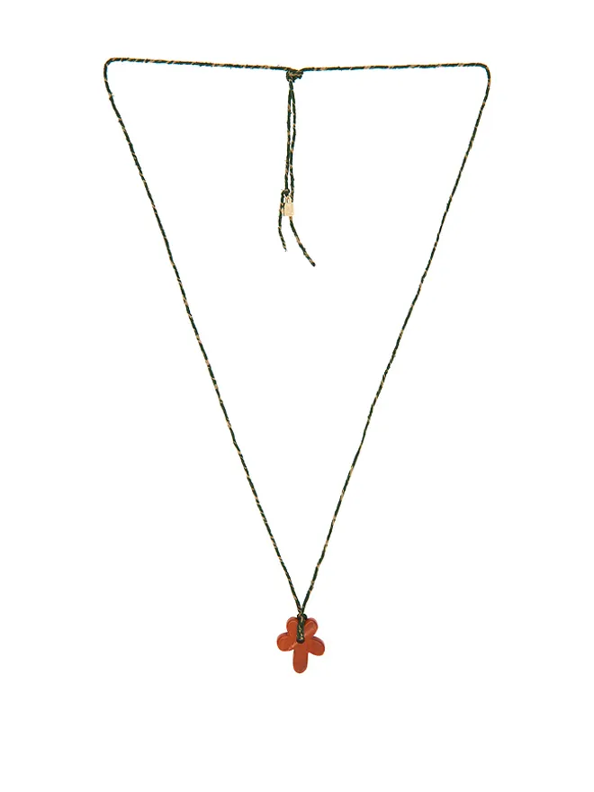 DANNIJO DANNIJO MALIGANO ペンダントネックレス - Brown,Green.の商品画像