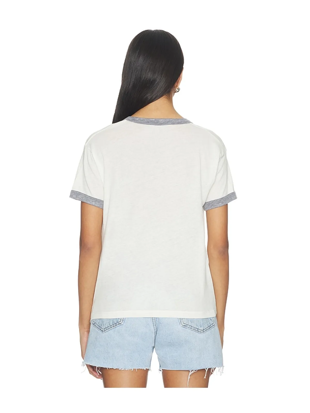 DAYDREAMER NICE TRY BURNOUT リンガーTシャツ - 画像3