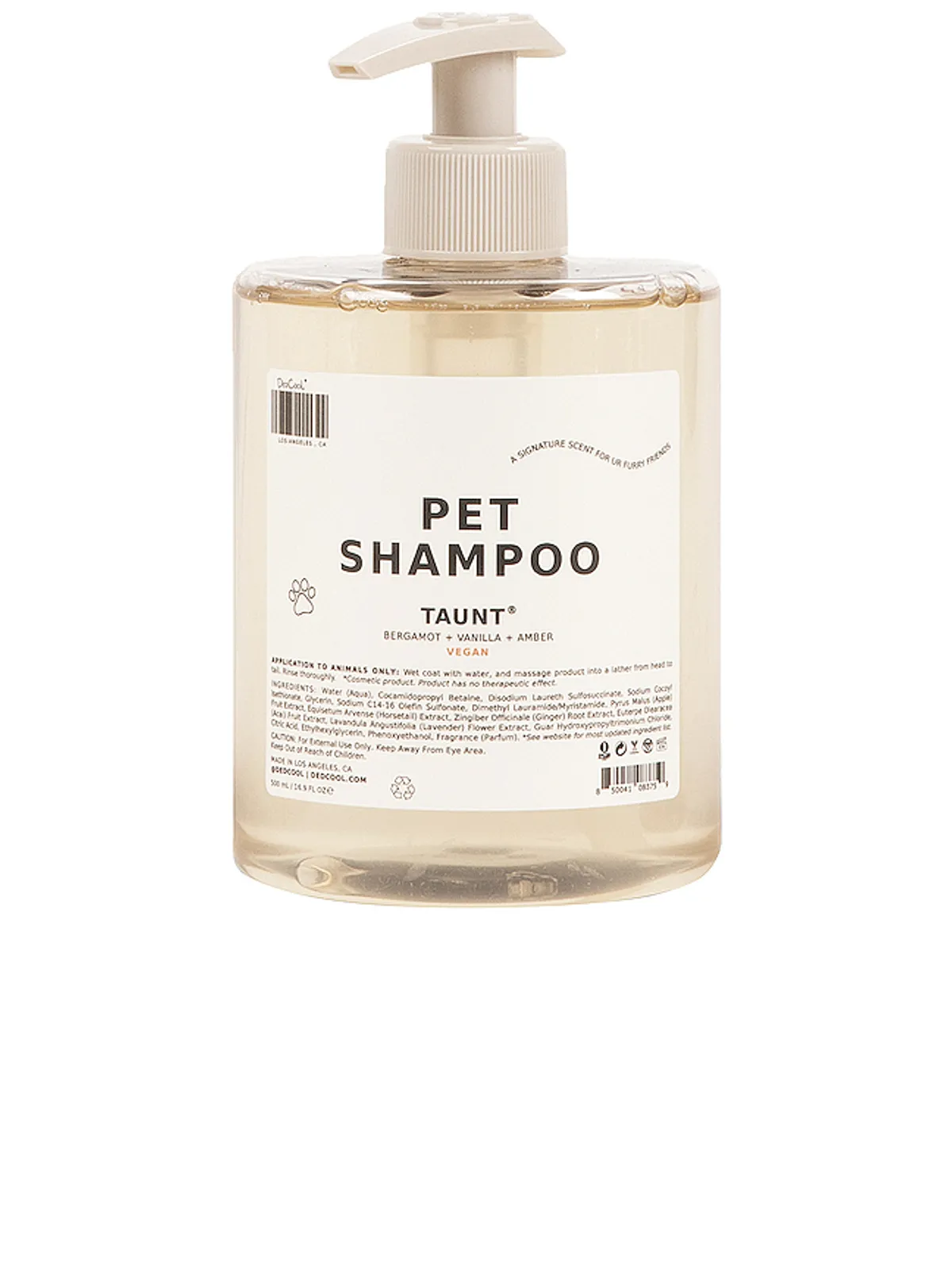 DedCool PET SHAMPOO 01 TAUNT ペット用シャンプー - 画像1