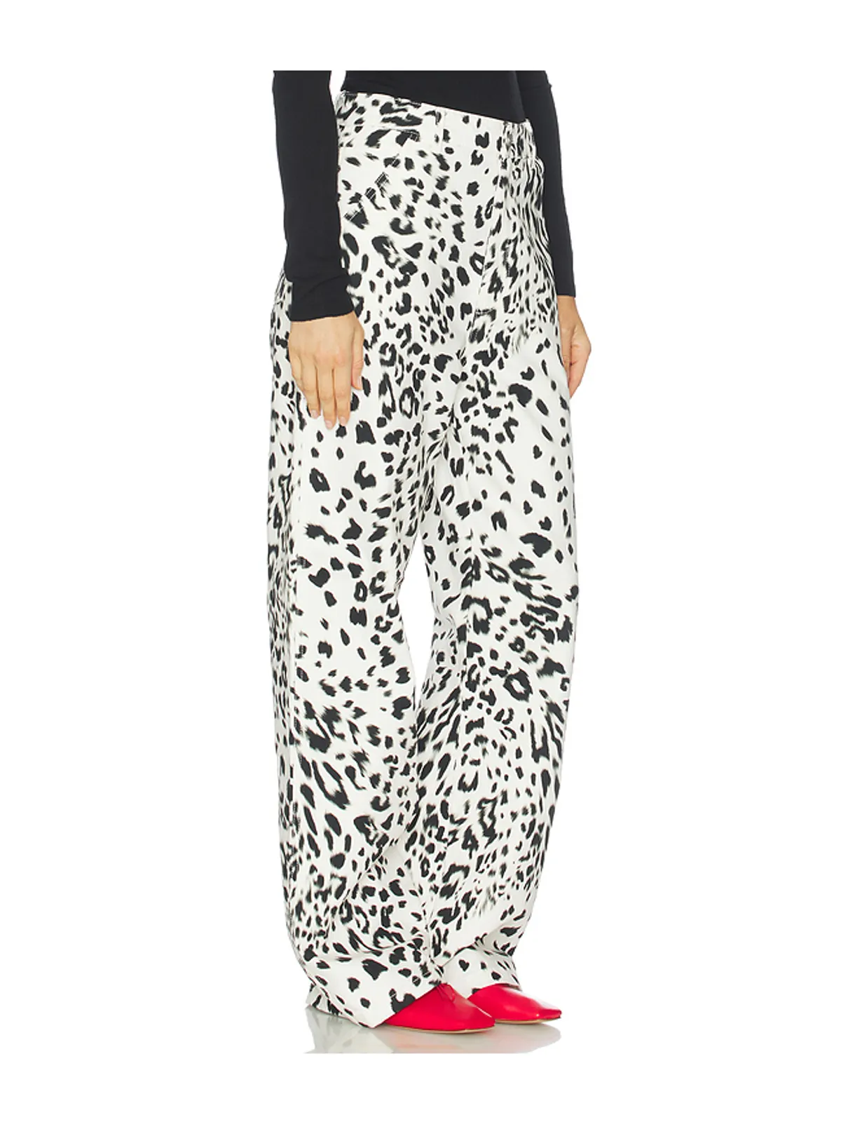 Des Phemmes CARGO パンツ - Black,White. - 画像2