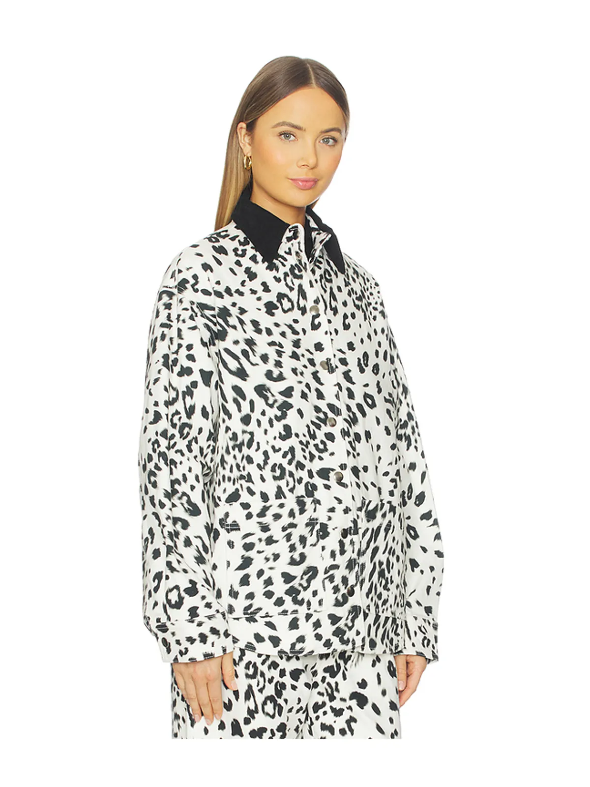 Des Phemmes WORKWEAR 長袖トップ - Black,White. - 画像2