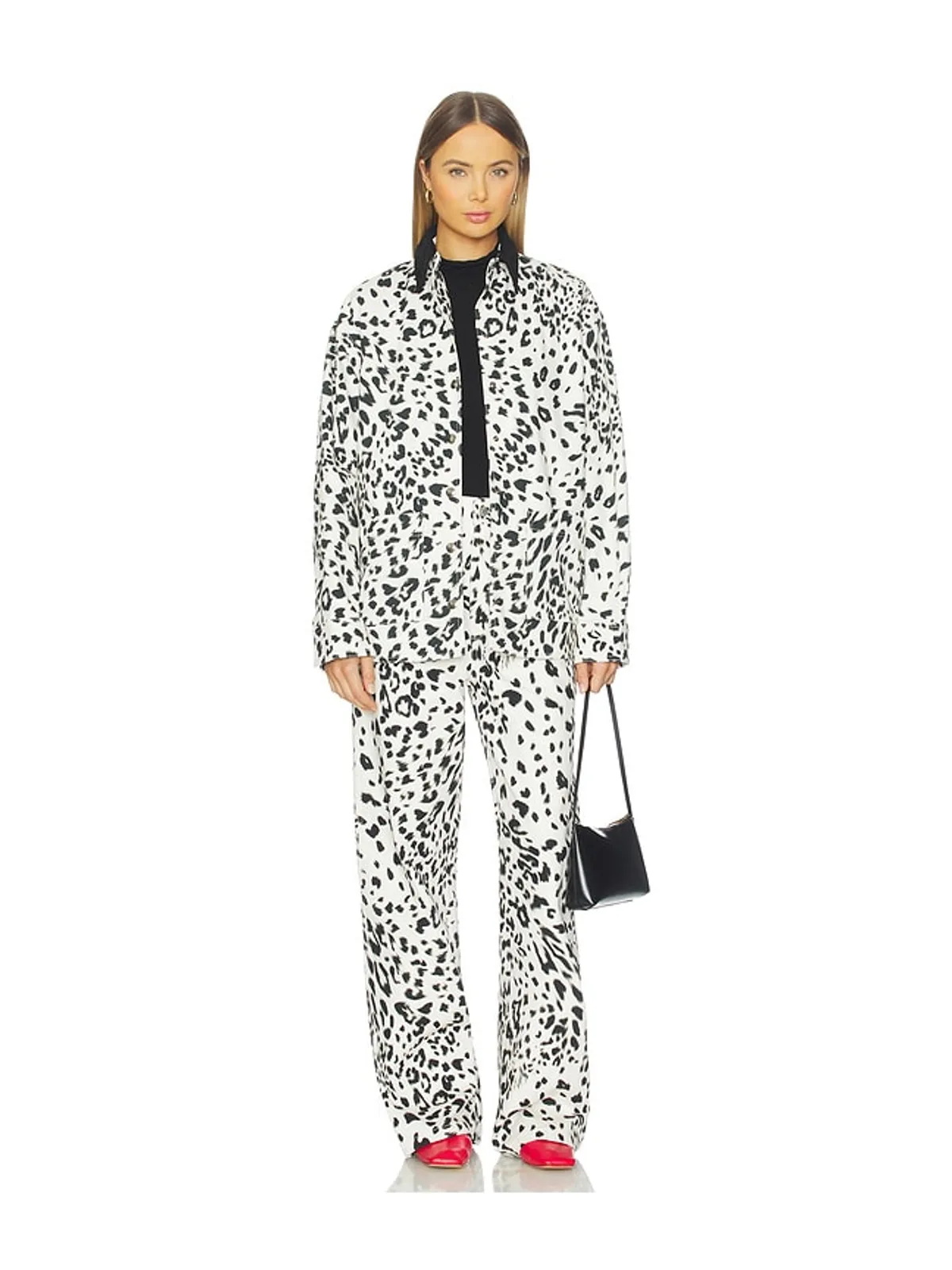 Des Phemmes WORKWEAR 長袖トップ - Black,White. - 画像4